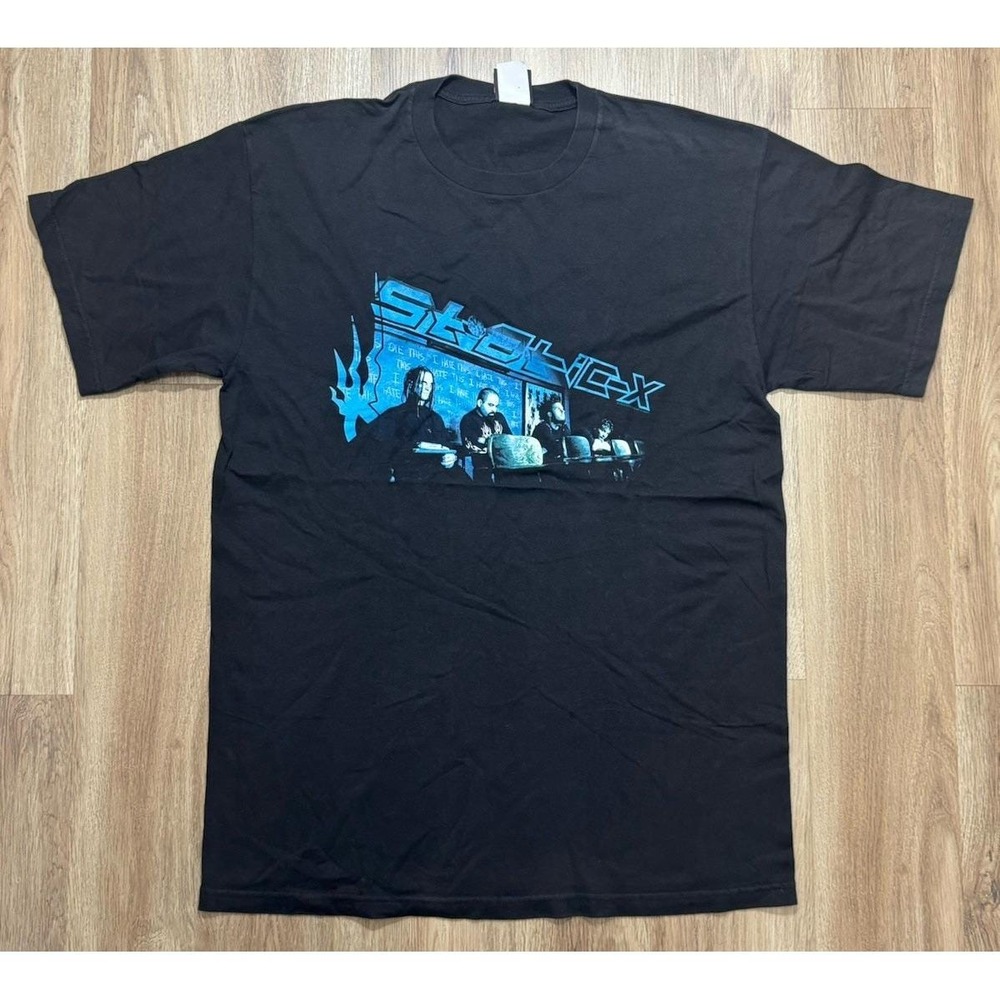 Vintage Static X‎ Music Metal Band T Shirt Size XL